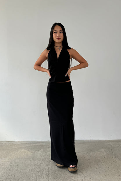 Elle Maxi Skirt - Black