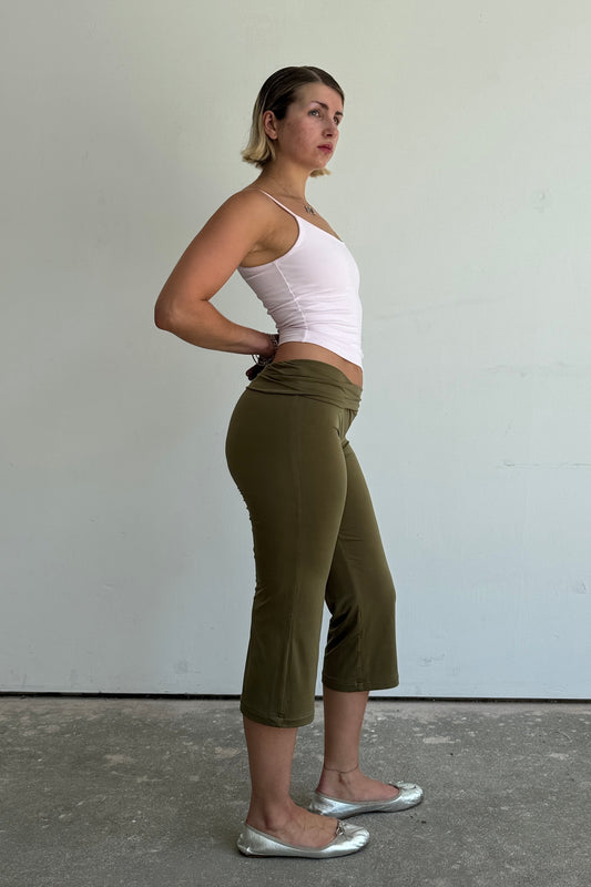Slinky Capris - Olive