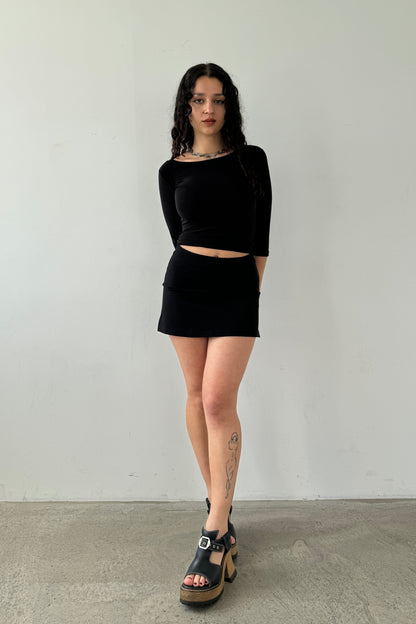 Elle Mini Skirt - Black