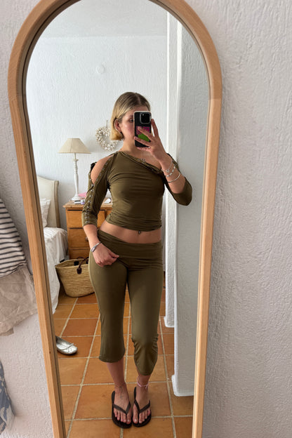 Hooked Top - Olive
