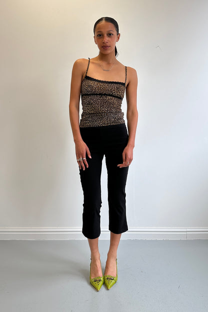 Flared Capris - Black