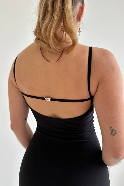 Slinky Maxi Dress - Black