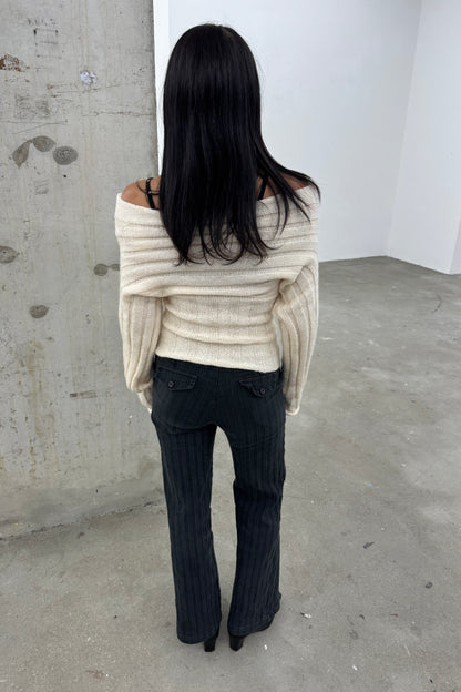 2 Way Knit - Cream