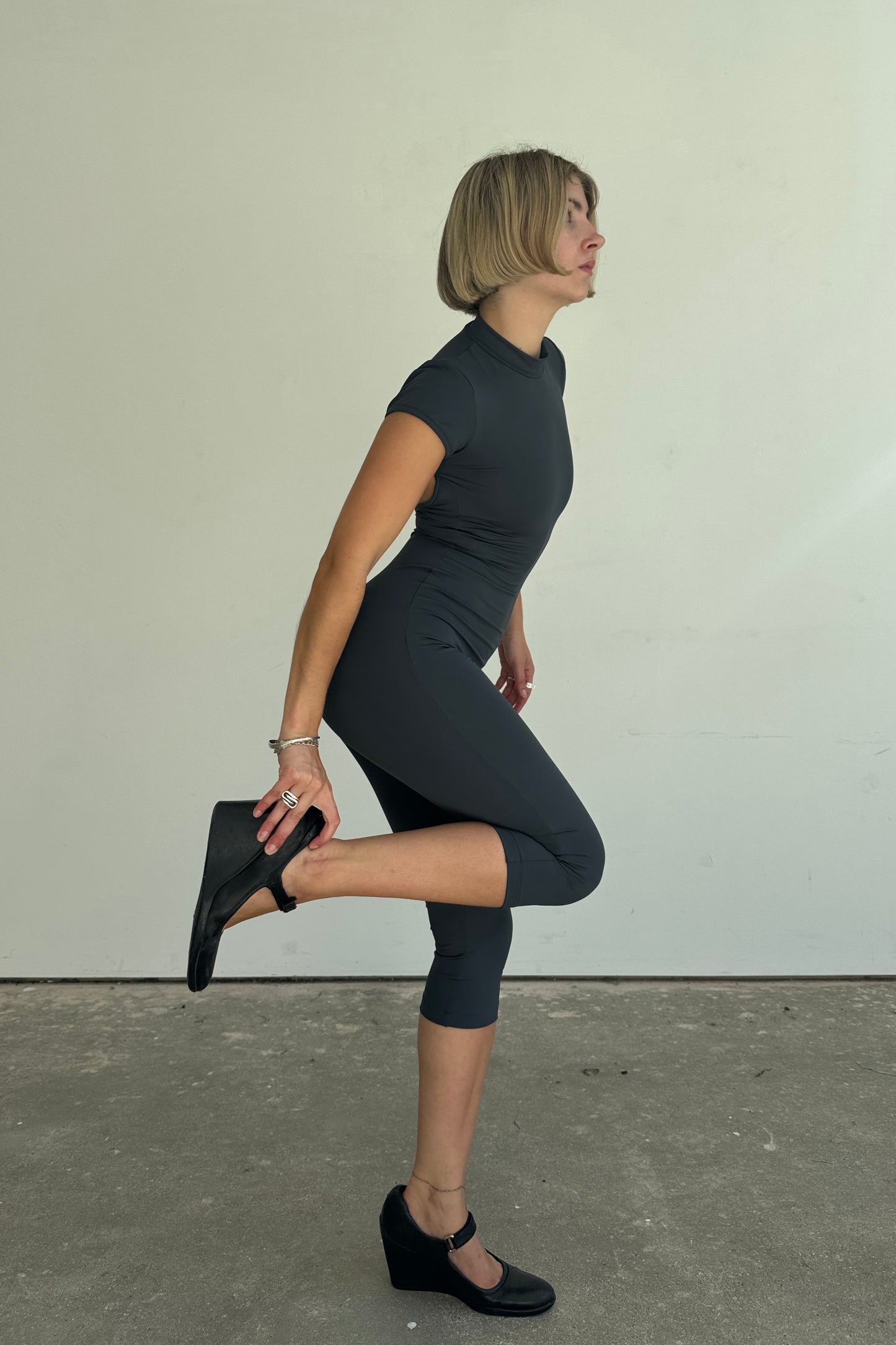 The Bodysuit - Charcoal