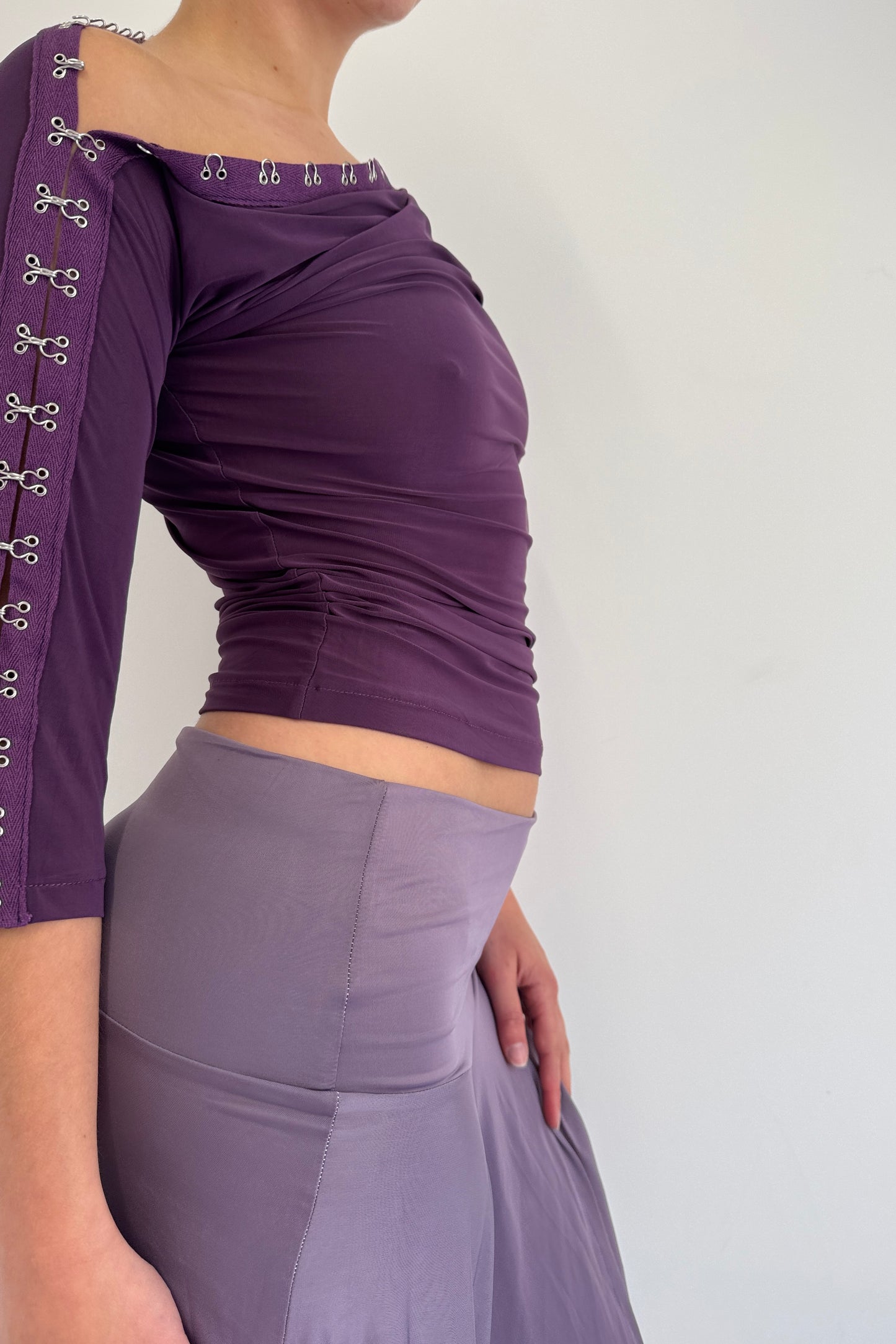 Hooked Top - Aubergine