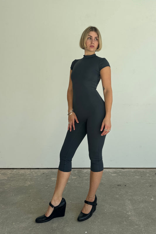 The Bodysuit - Charcoal