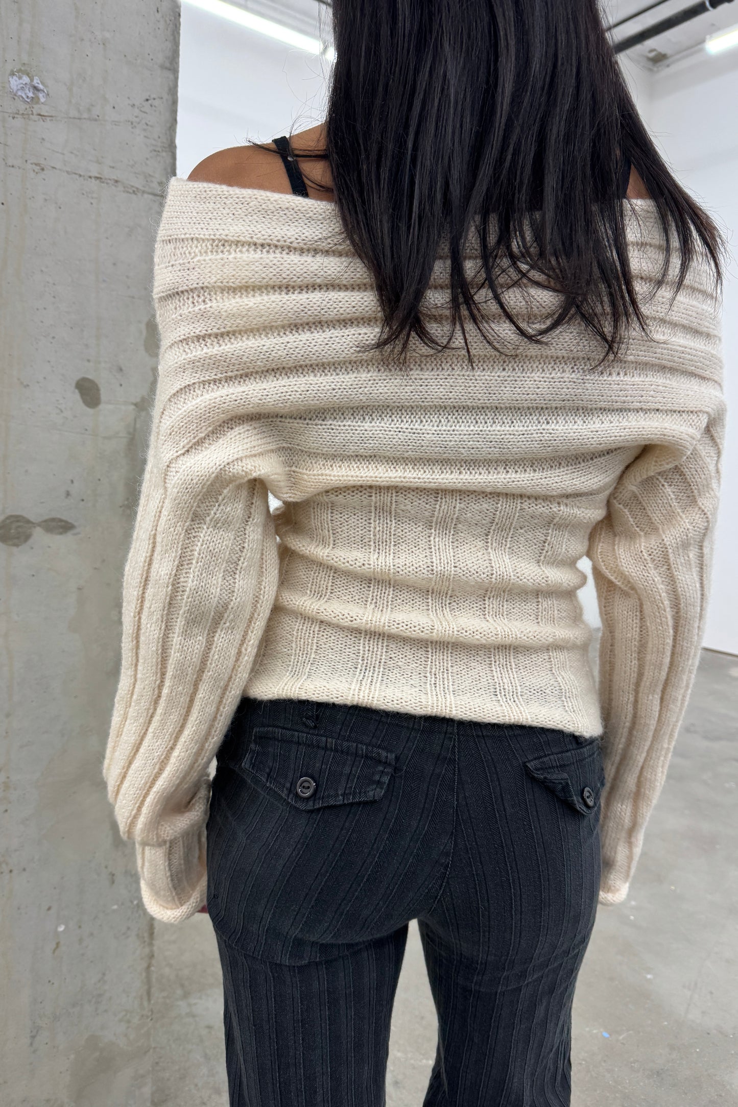 The 2 way knit - Cream