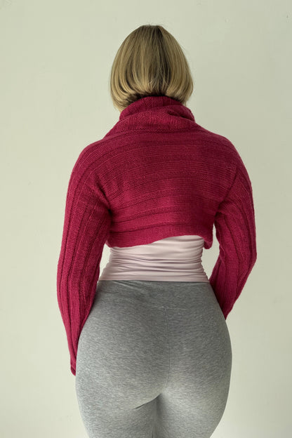 2 Way Knit - Raspberry