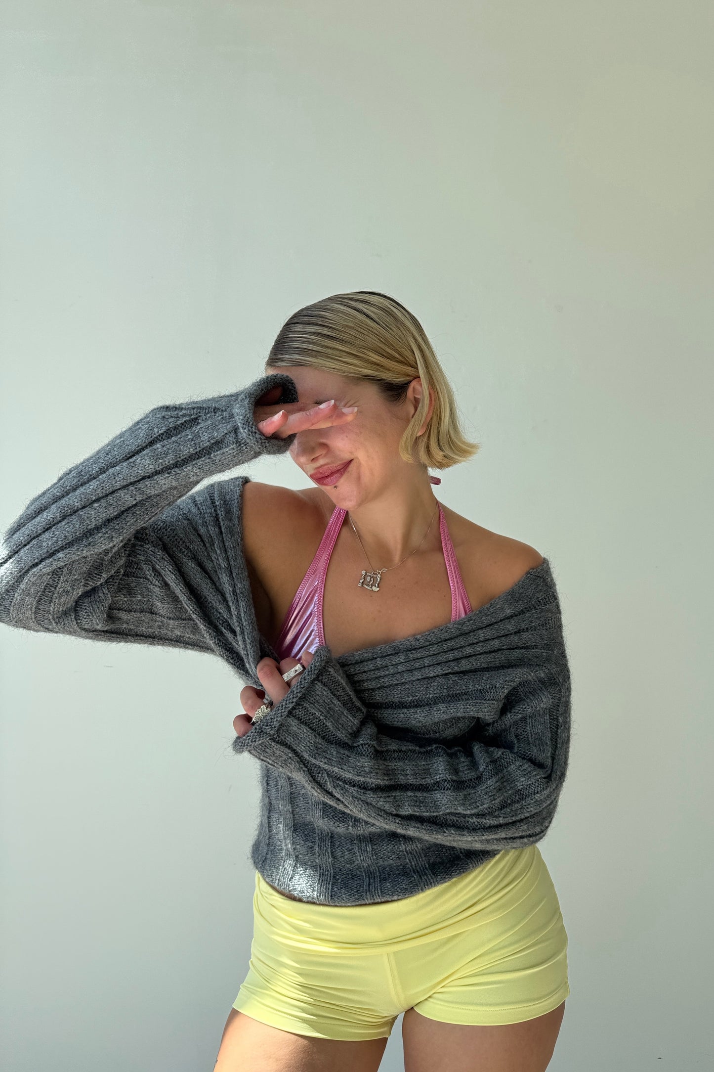 The 2 way knit - steel
