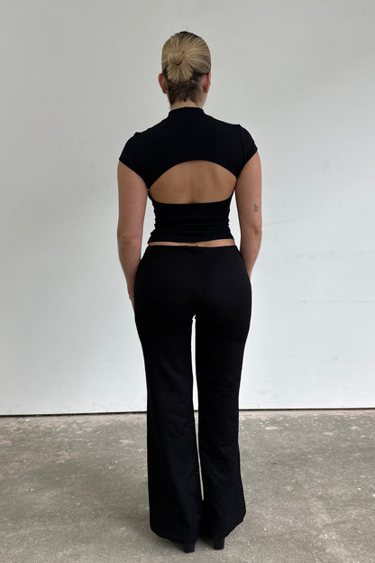 Mock Neck Top - Ink