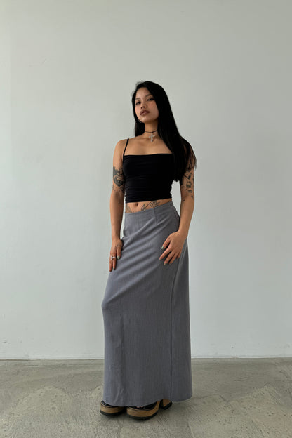 Elle Maxi Skirt - Grey