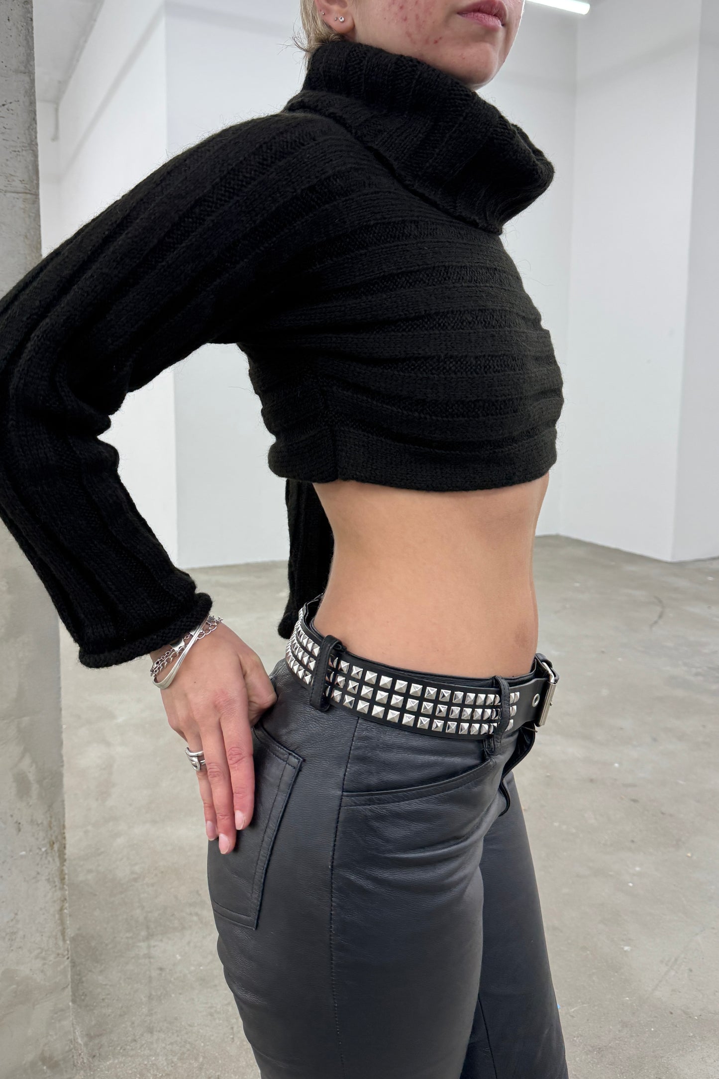 The 2 way knit - Black