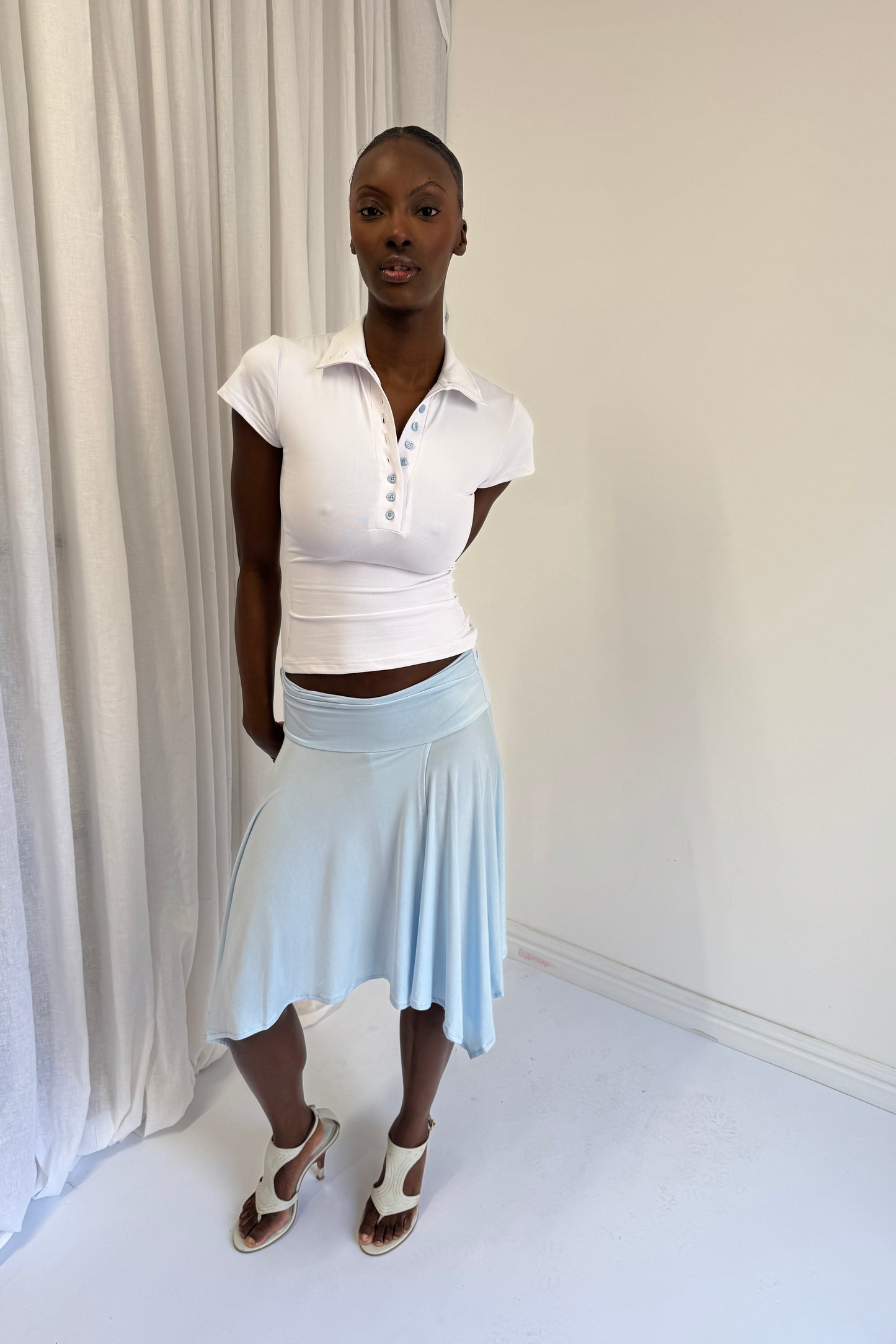 Polo Top - Marshmallow