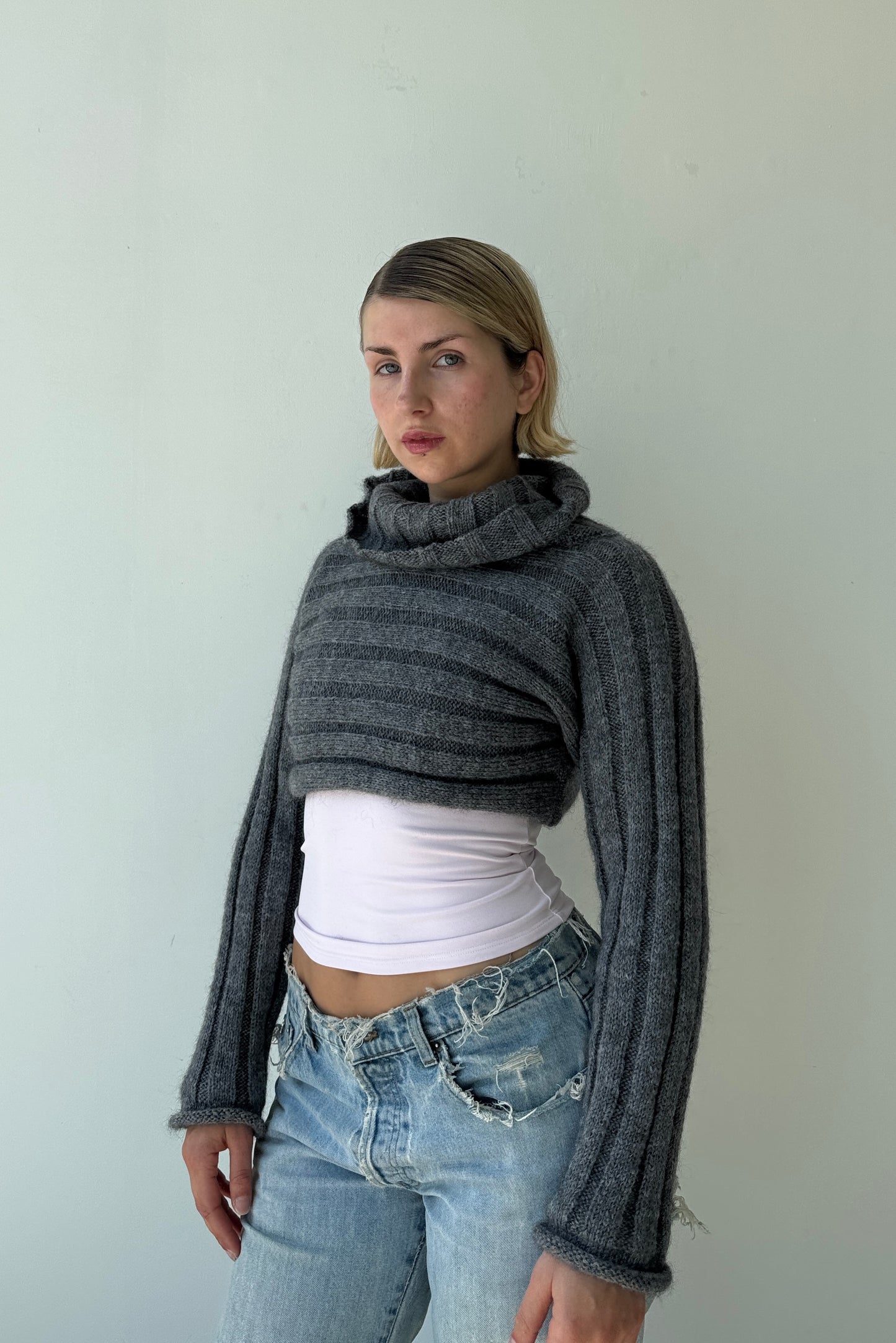 The 2 way knit - steel
