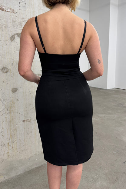 Elle Midi Skirt - Black