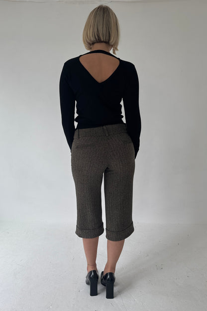 Saddle Capris - Brown