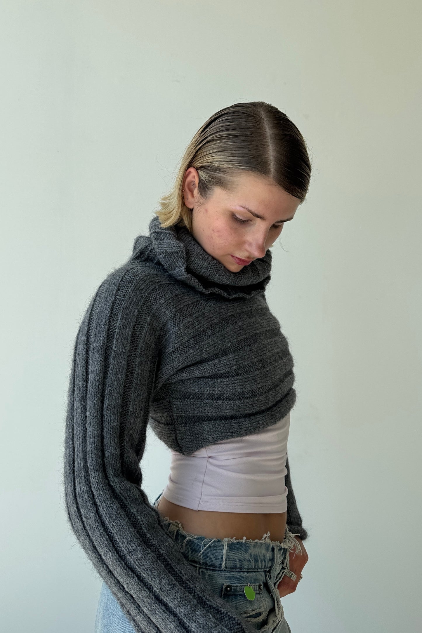 The 2 way knit - steel