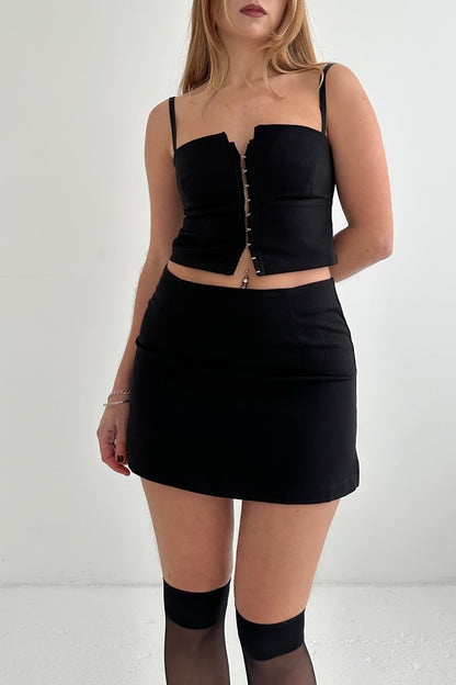 Elle Mini Skirt - Black