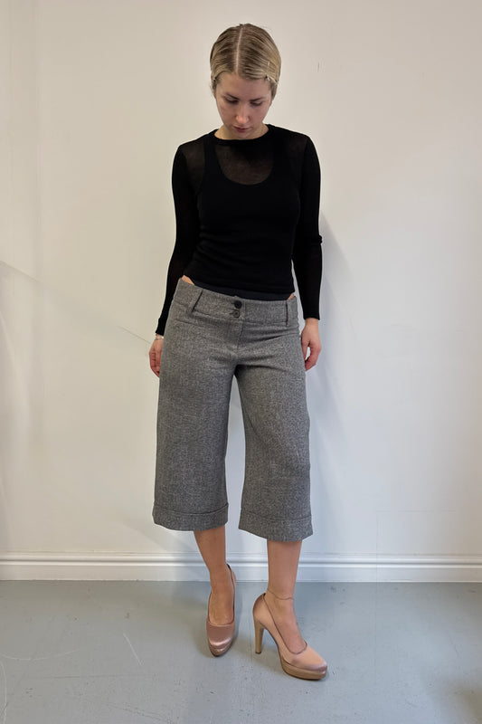 Saddle Capris - Tweed