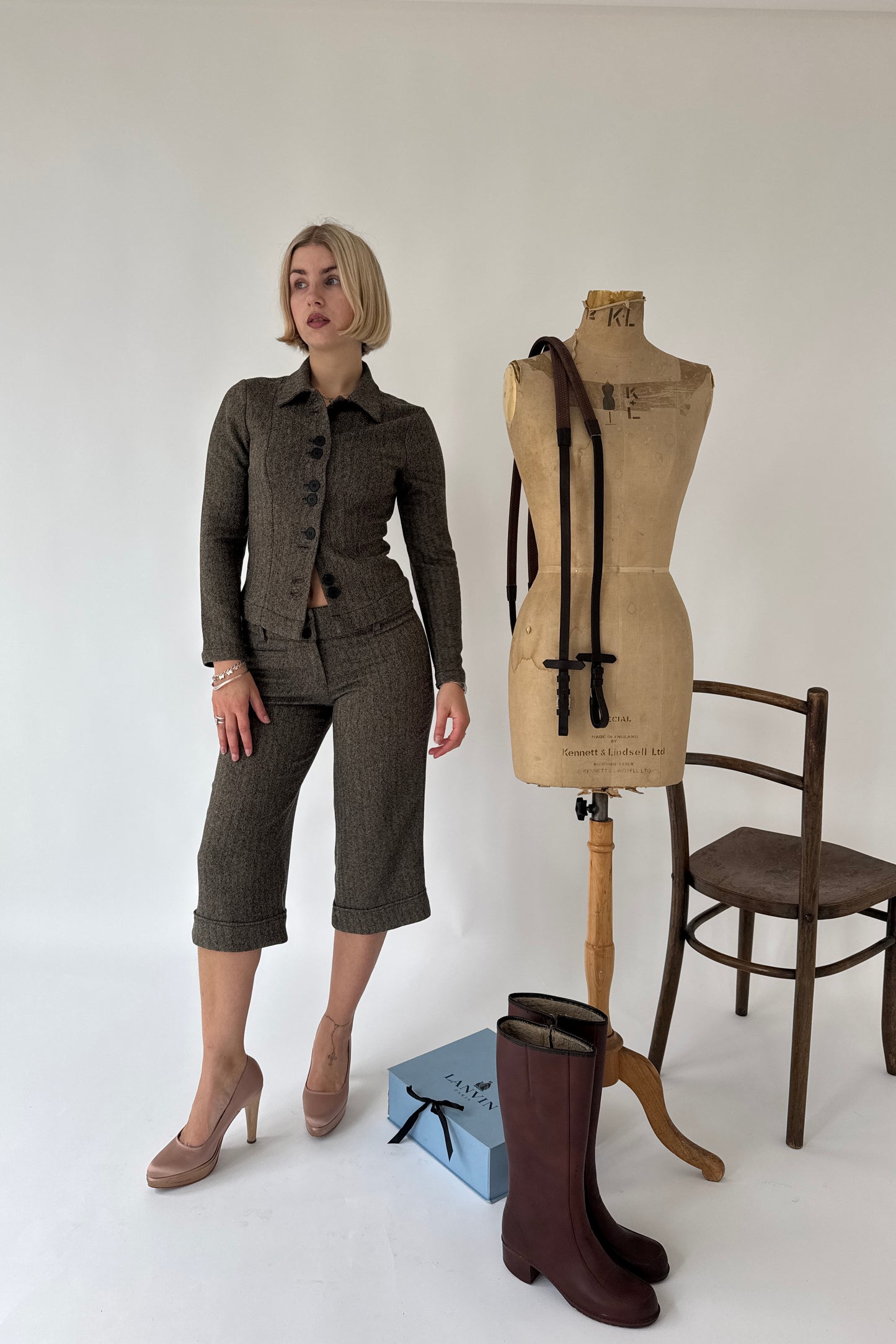 The Saddle Capris - Brown