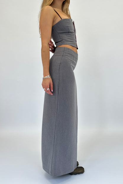 Elle Maxi Skirt - Grey