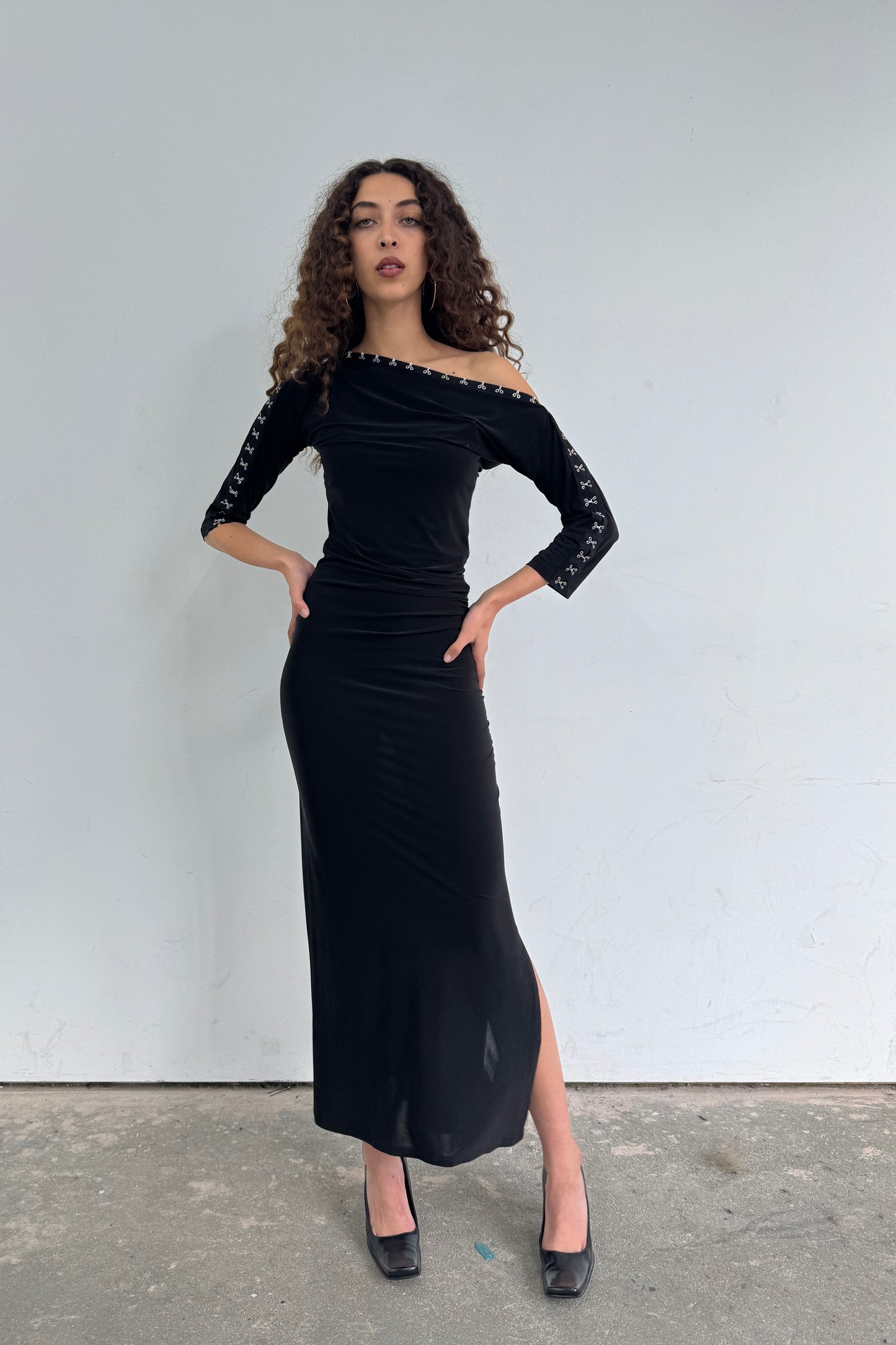 The Hooked Dress - Ink