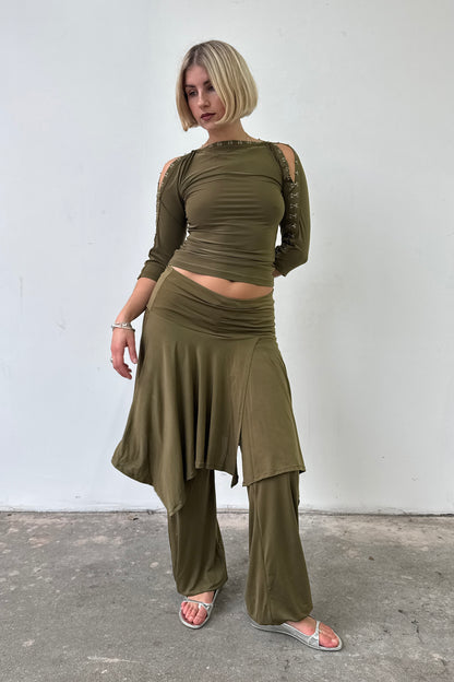 Slinky Trousers - Olive