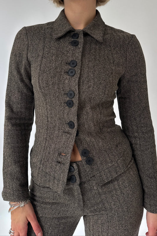 The Saddle Jacket - Brown