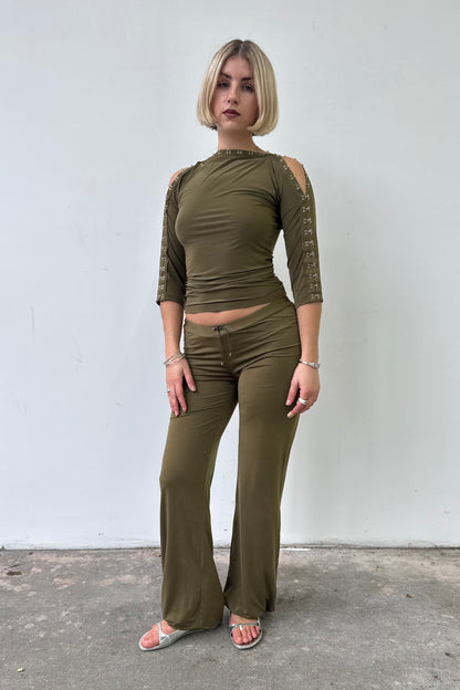 Slinky Trousers - Olive