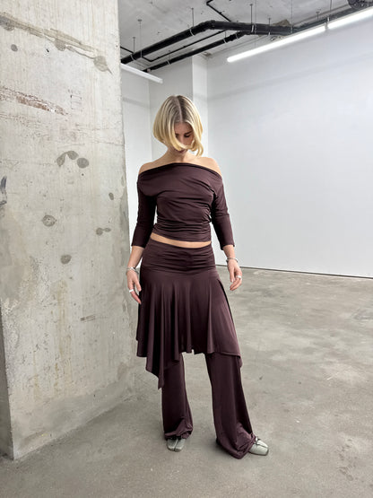 Draped Top - Espresso