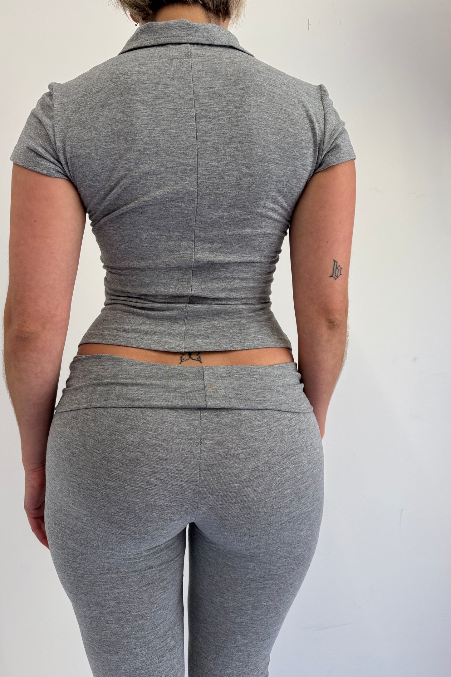 Polo Top - Grey