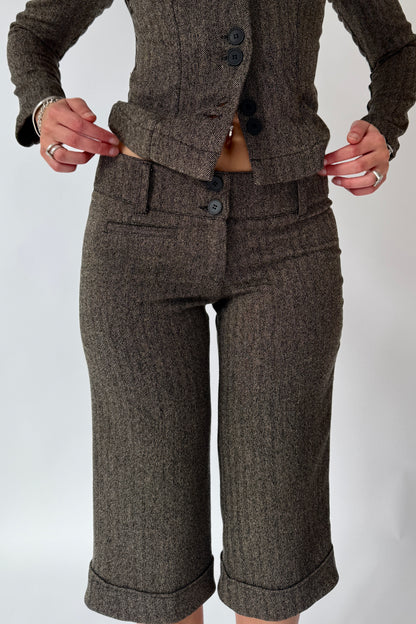 Saddle Capris - Brown