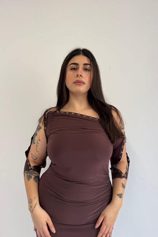 Hooked Dress - Espresso