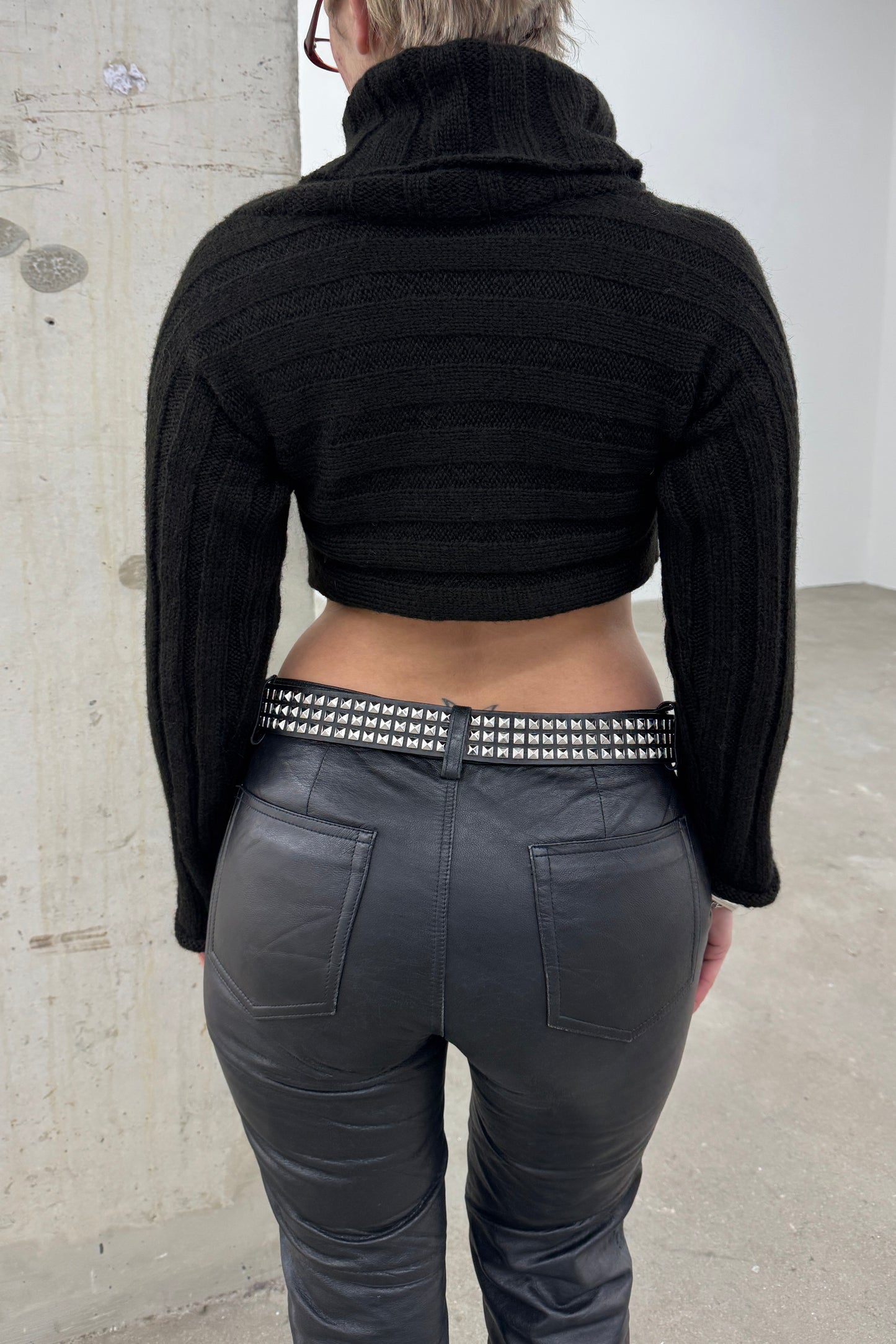 The 2 way knit - Black