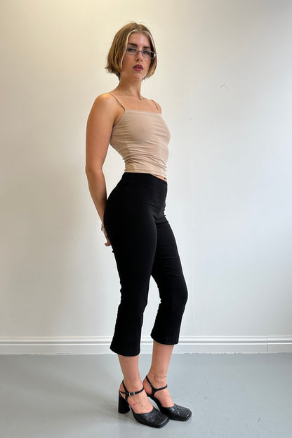 Flared Capris - Black