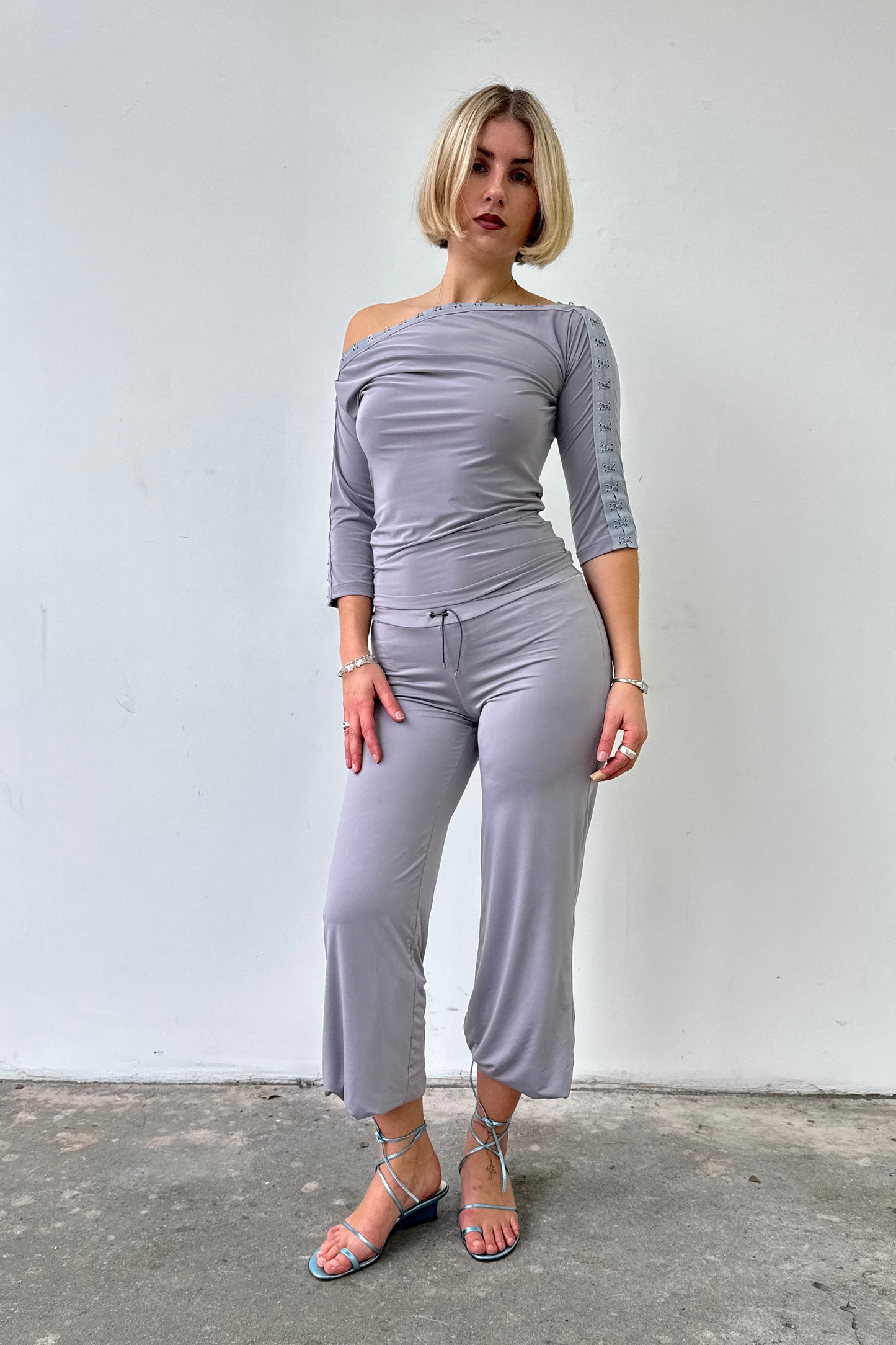 Slinky Trousers - Cloud