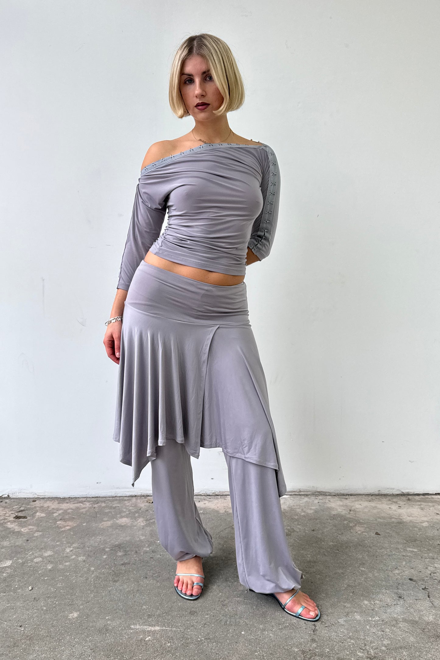 Slinky Skirt - Cloud