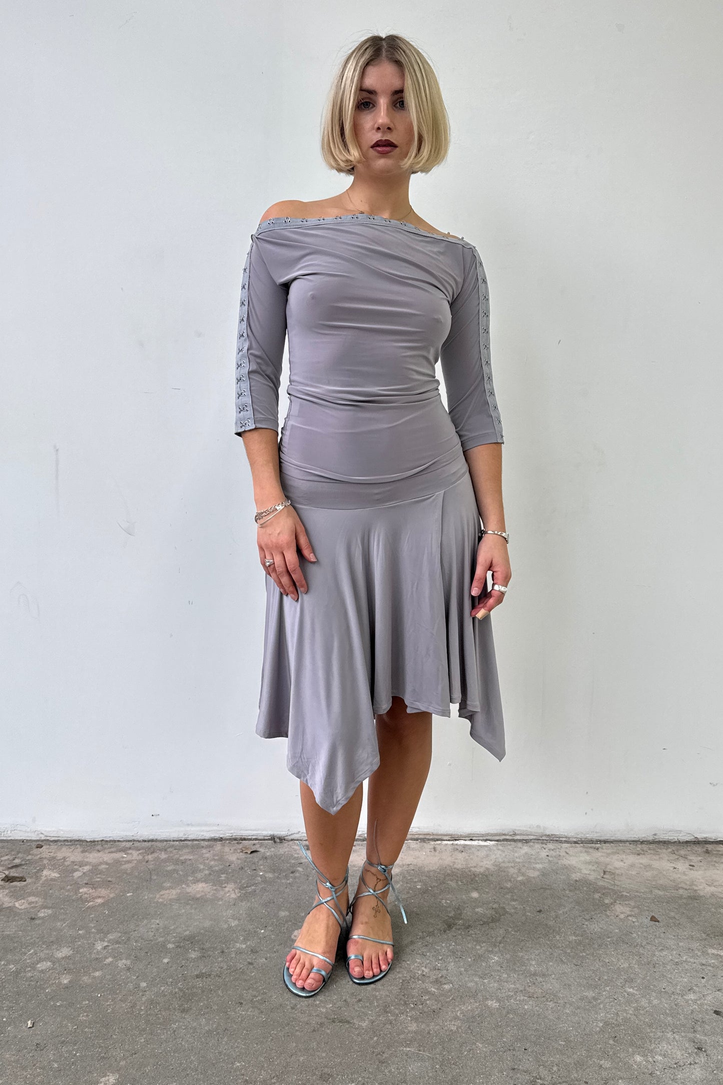 Slinky Skirt - Cloud