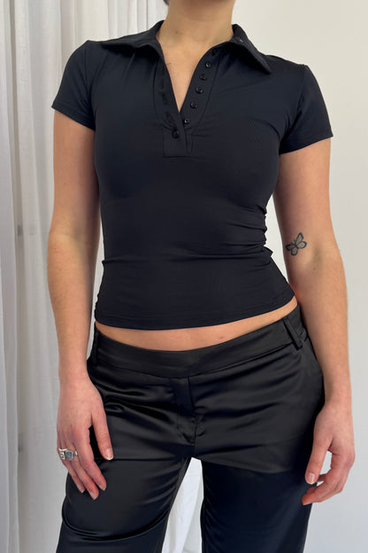 Polo Top - Ink