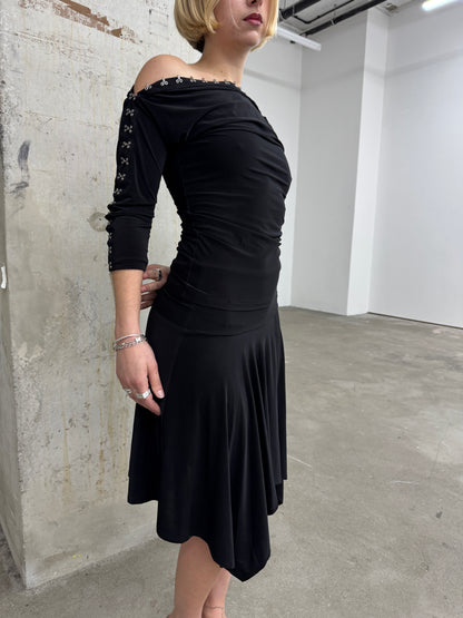 Slinky Skirt - Ink