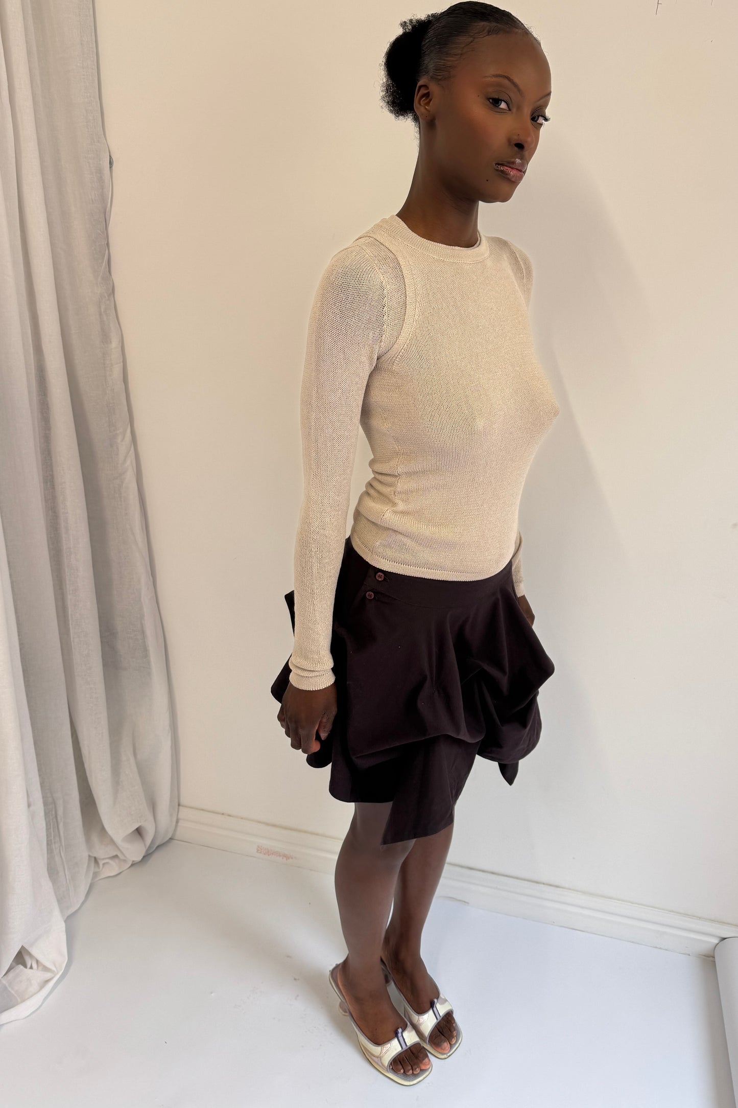 The Naomi Long Sleeve - Oat