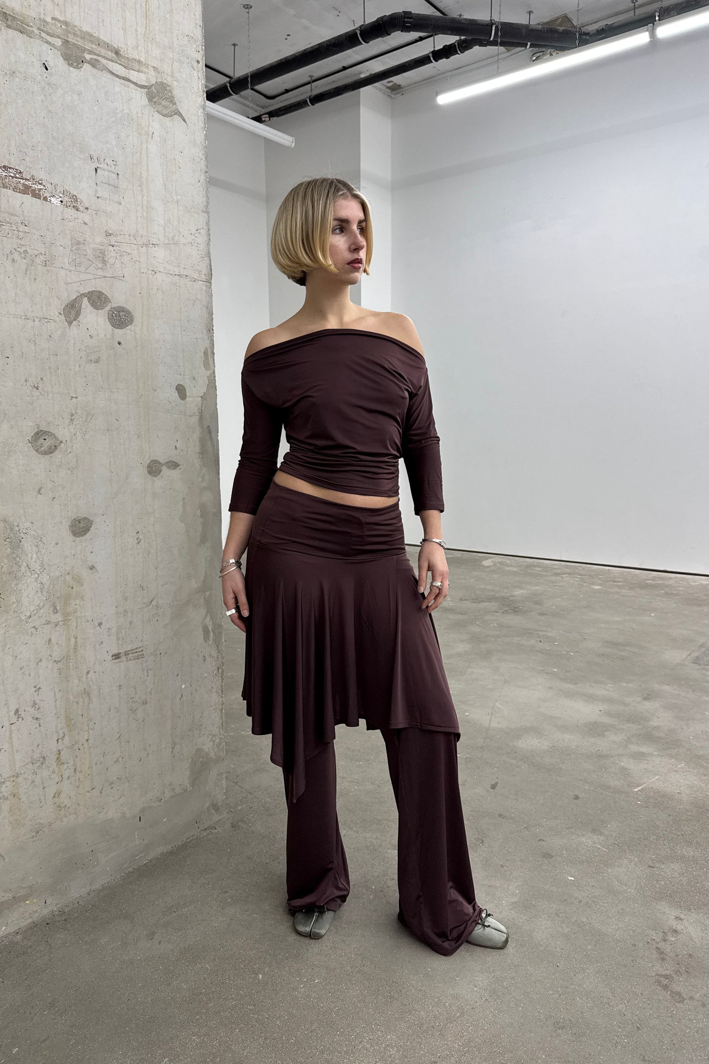 Slinky Skirt - Espresso