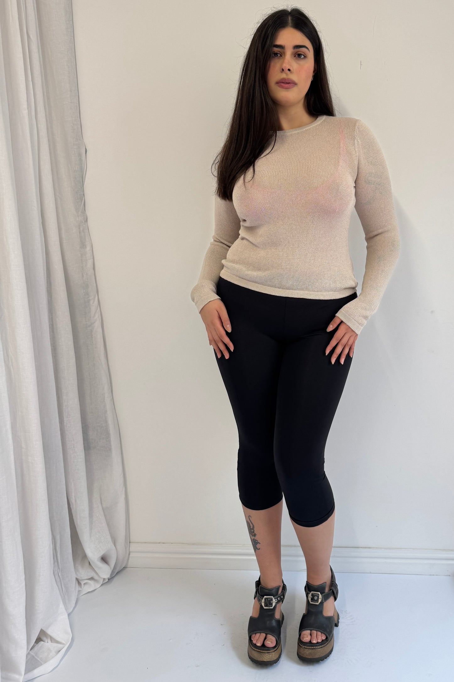 The Naomi Long Sleeve - Oat