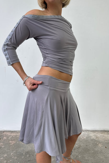 Slinky Skirt - Cloud