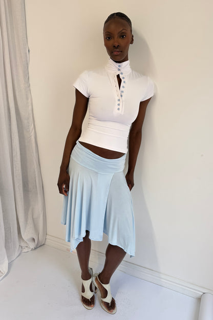 Slinky Skirt - Sky