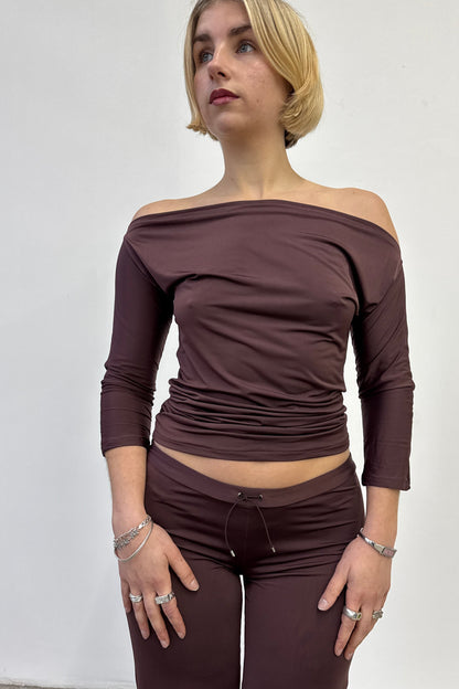 Draped Top - Espresso