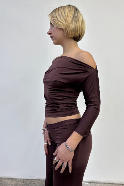 Draped Top - Espresso