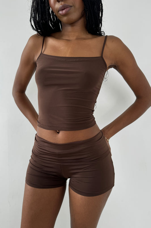 Slinky shorts - Brown