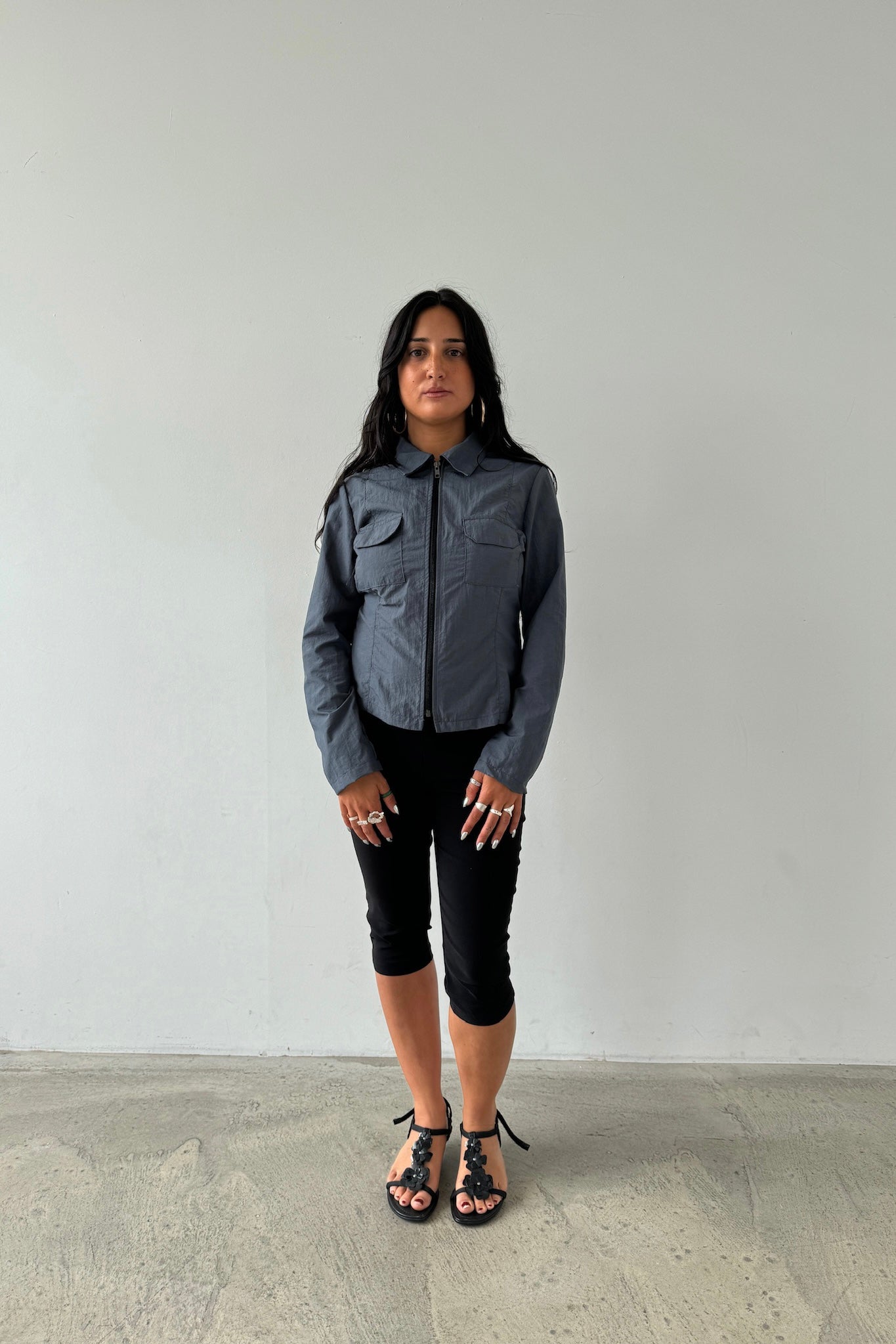 The slim fit capris - Black