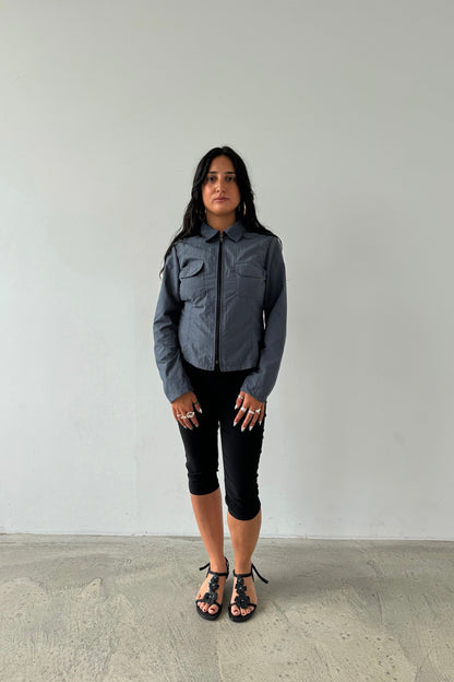Slim Fit Capris - Black